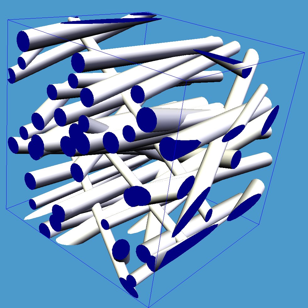 Realisierung eines 3-dimensionalen anisotropen Faserprozesses