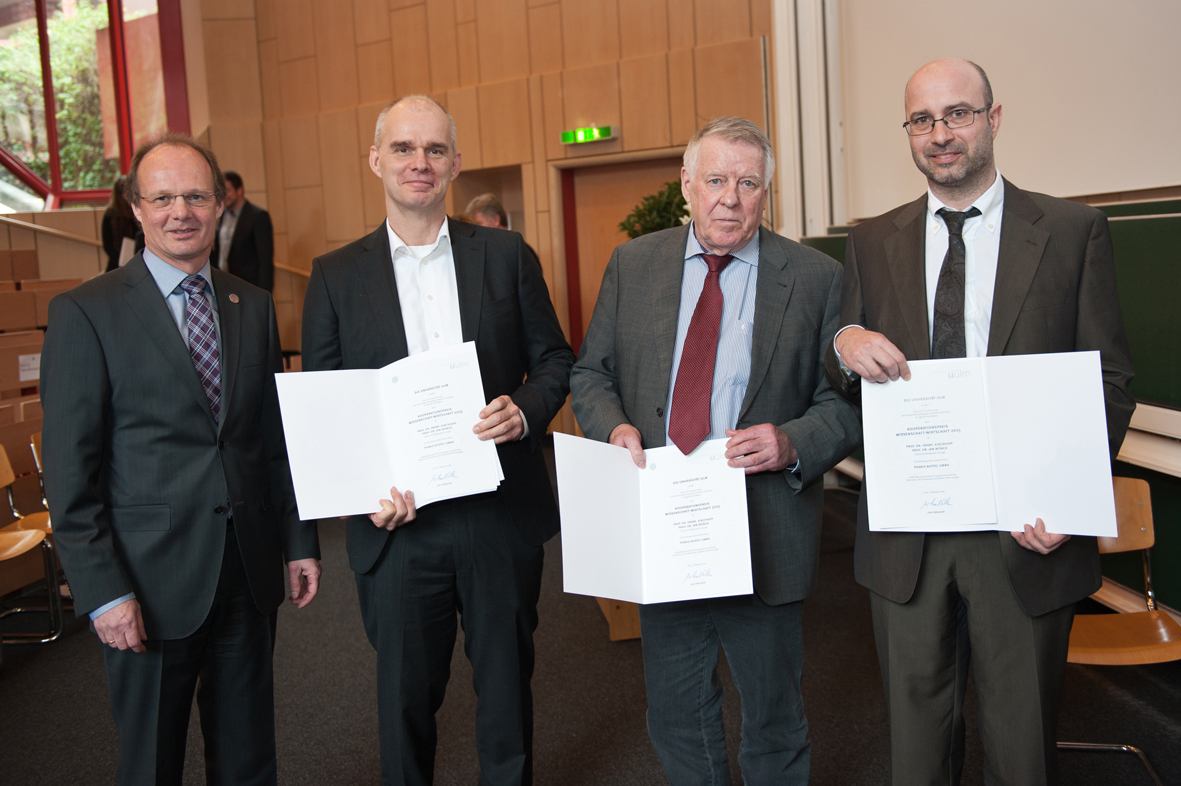 Preisverleihung Kooperationspreis Wissenschaft-Wirtschaft 2015