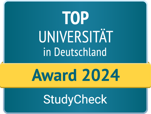 Logo: StudyCheck - top university