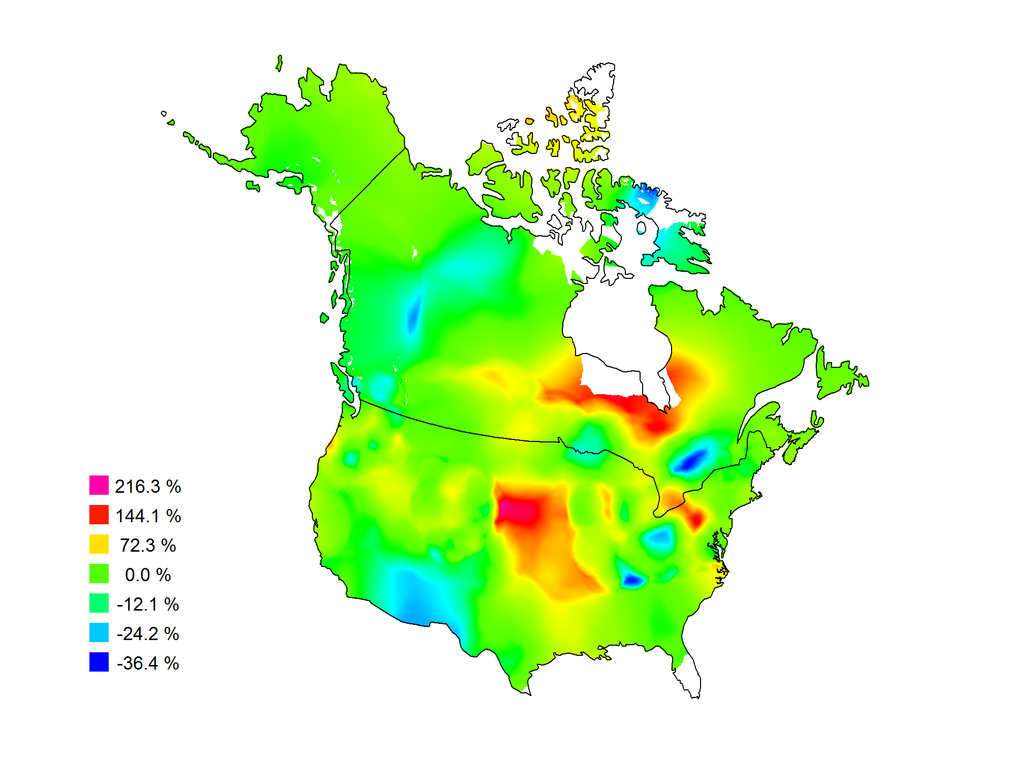 Population Density Map Of North America – Interactive Map