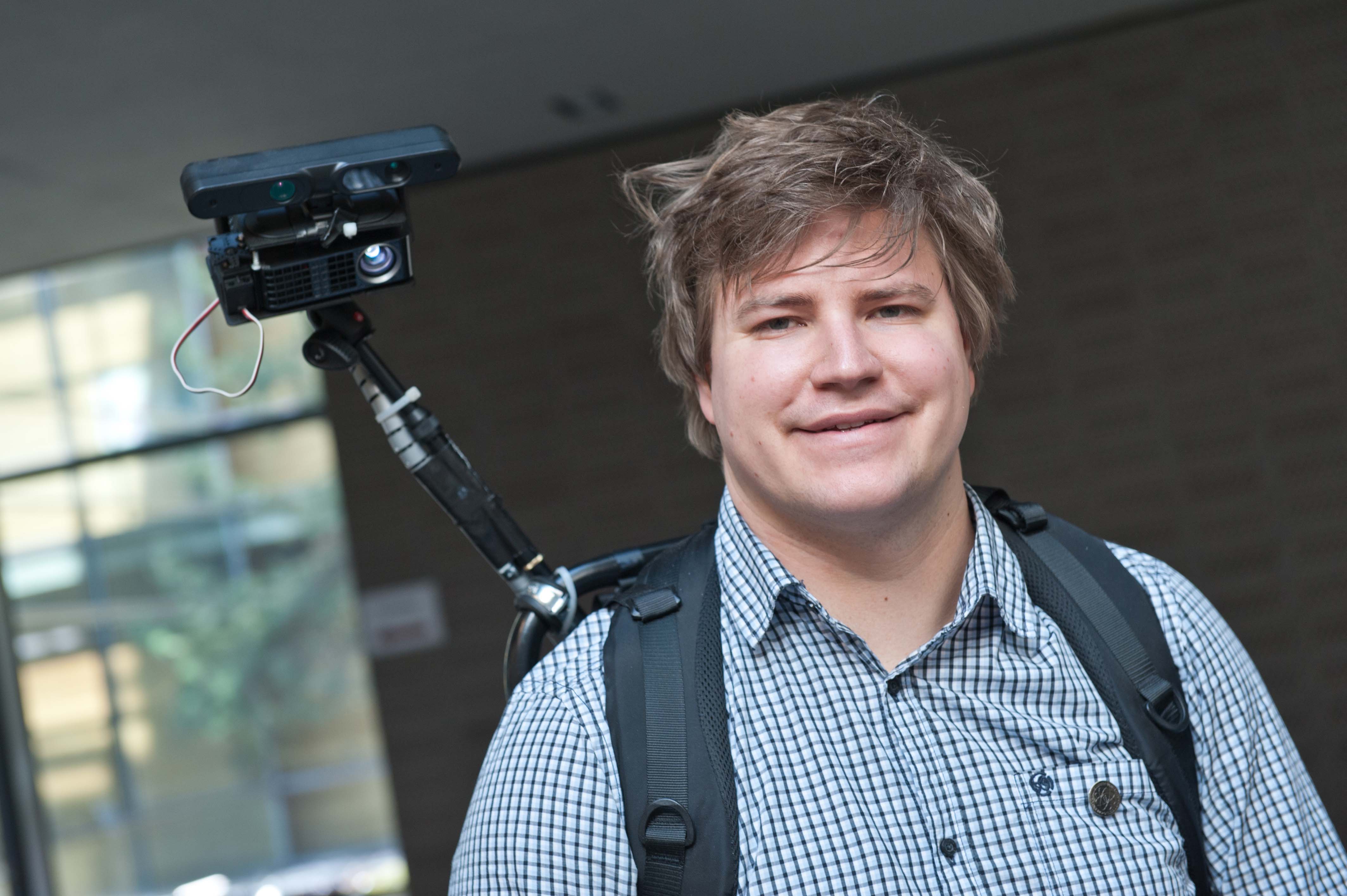 Foto: Eberhardt, kiz Christian Winkler, wissenschaftlicher Mitarbeiter am Ulmer Institut für Medieninformatik