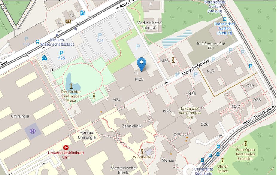 Lageplan PC-Pool 8