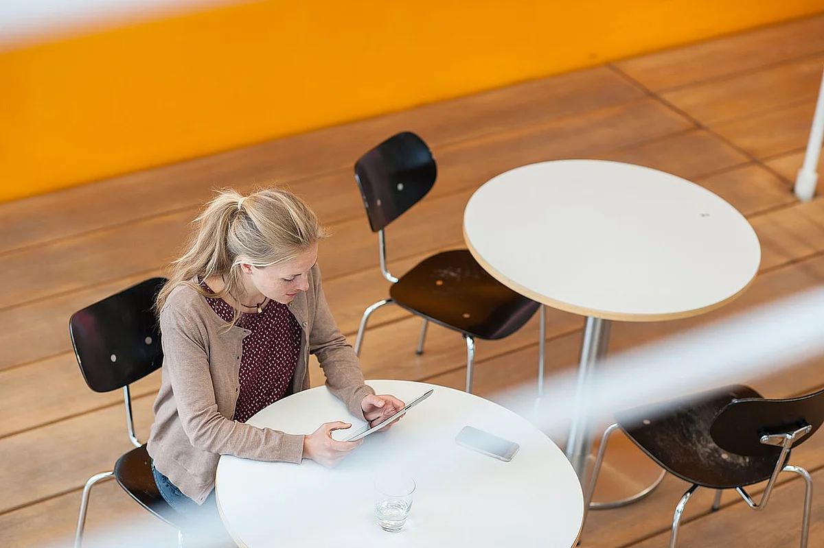 Student at Ulm University (symbolic image: Eberhardt/Ulm University)