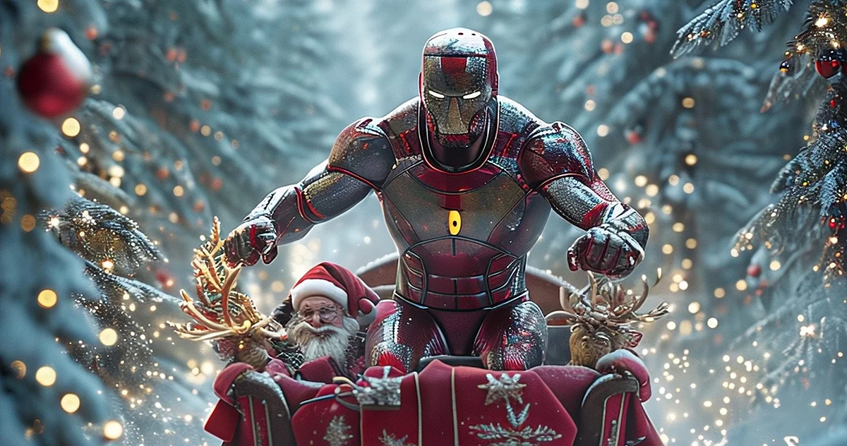 Santa Claus und Ironman