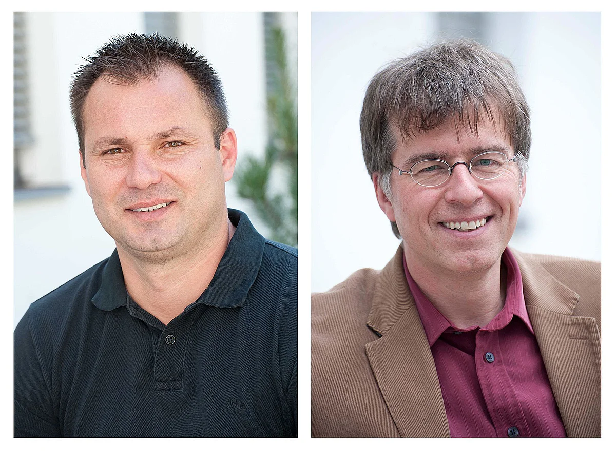 Dr. Ion Cirstea (links) und Prof. Jan Tuckermann 