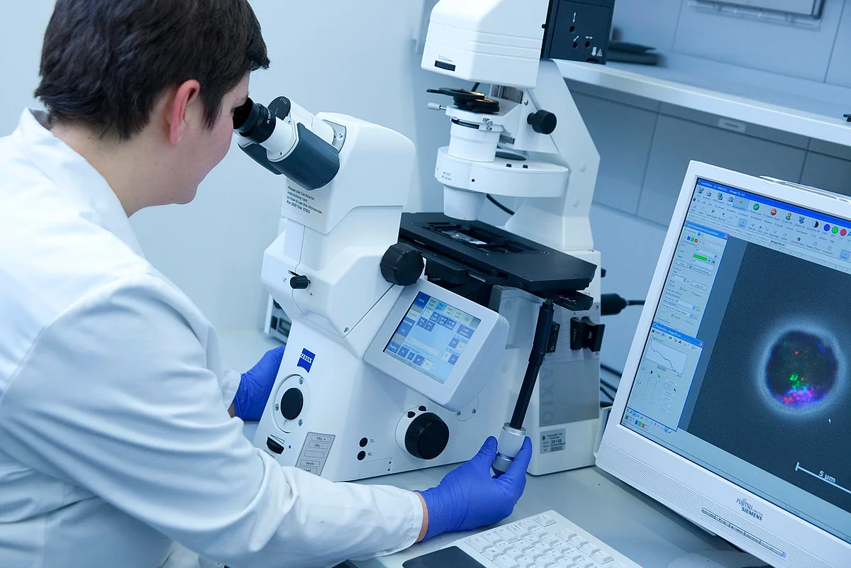[Translate to english:] Wissenschaftler im Labor