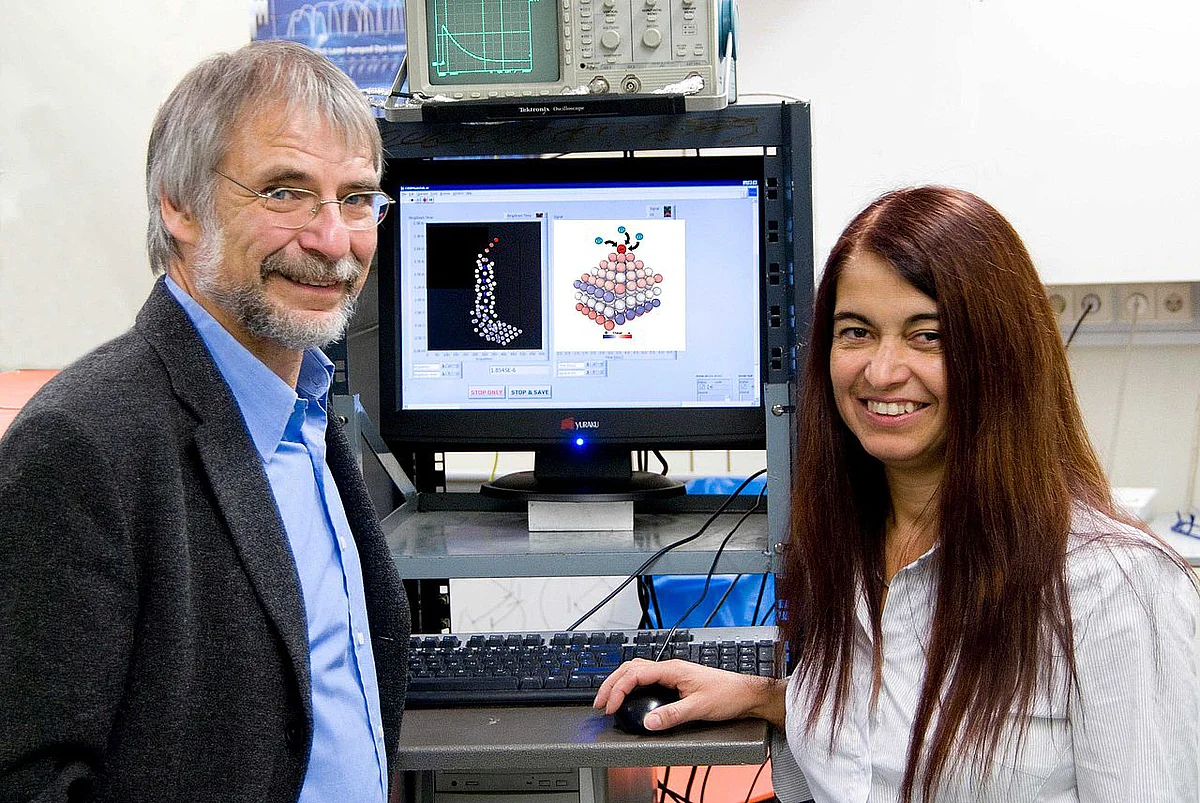 Dr Elizabeth Santos and Professor Wolfgang Schmickler