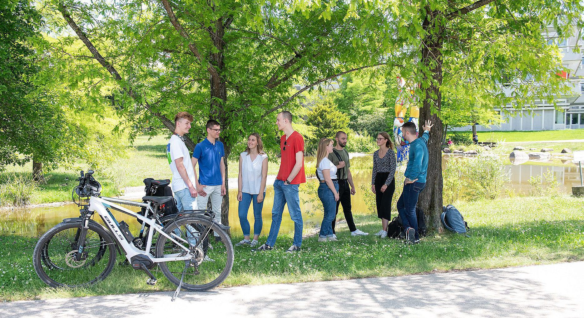Students in the countryside