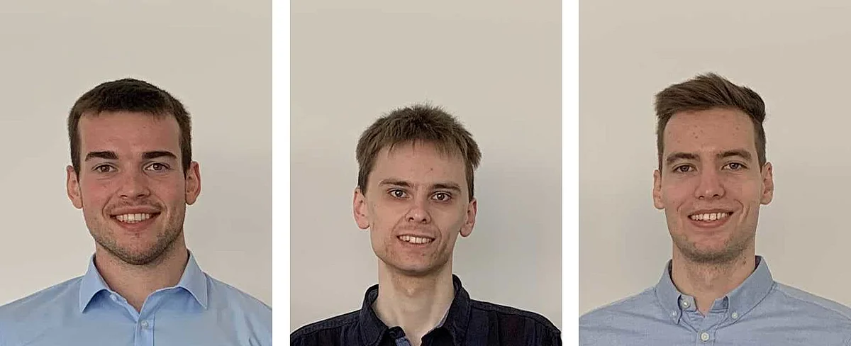 Daniel Hirschle, Fabian Fischbach und Pascal Jansen 