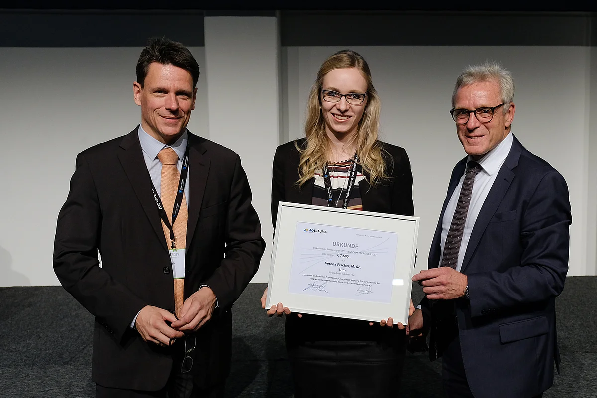 Überreichung des Wissenschaftspreises an Verena Fischer 2017