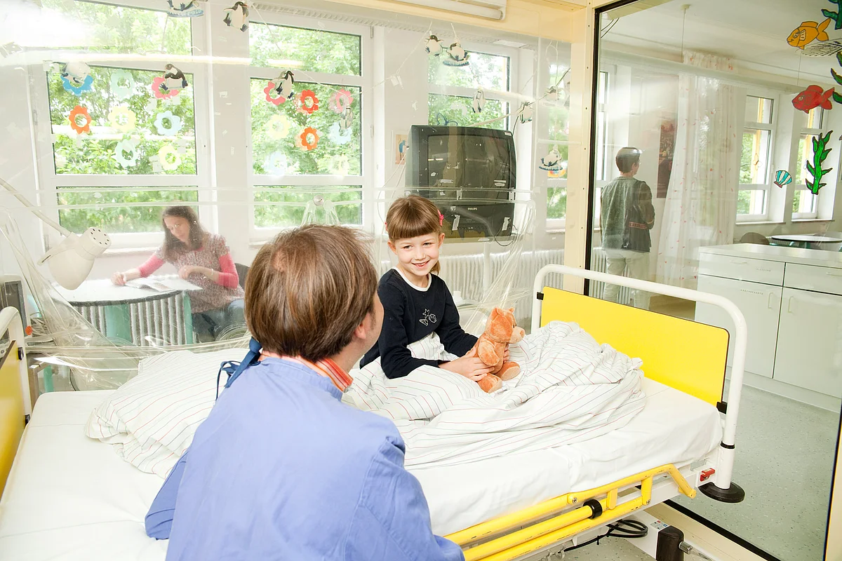 Isolationsraum Kinderklinik 