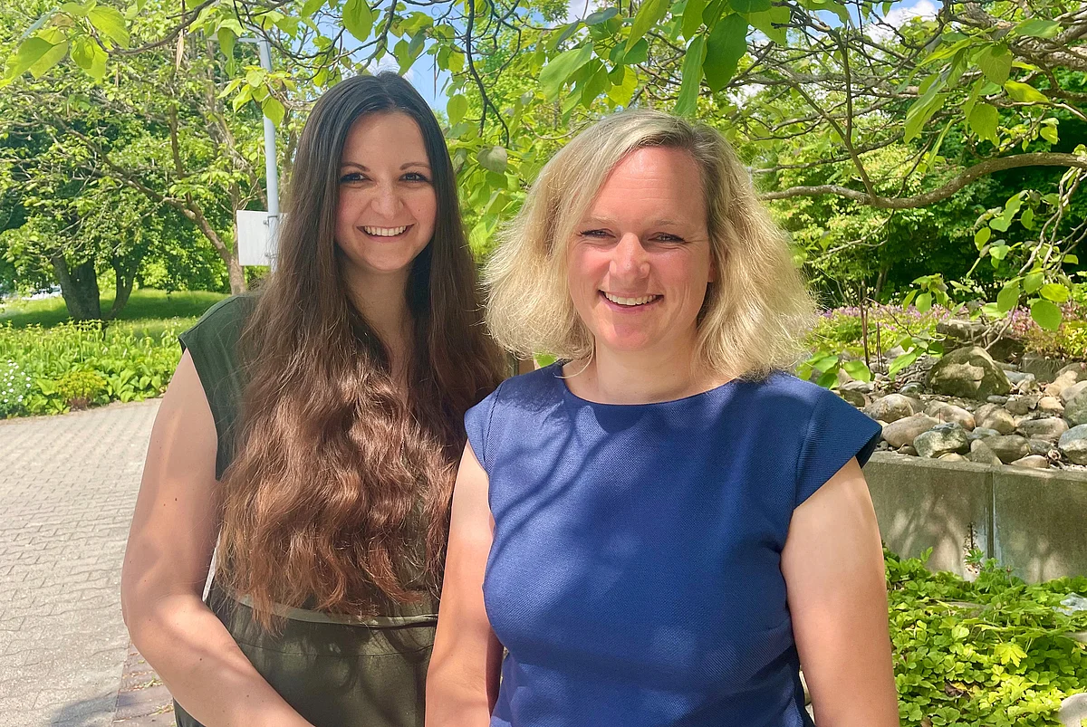 Hanna Flach und Prof. Susanne Kühl 