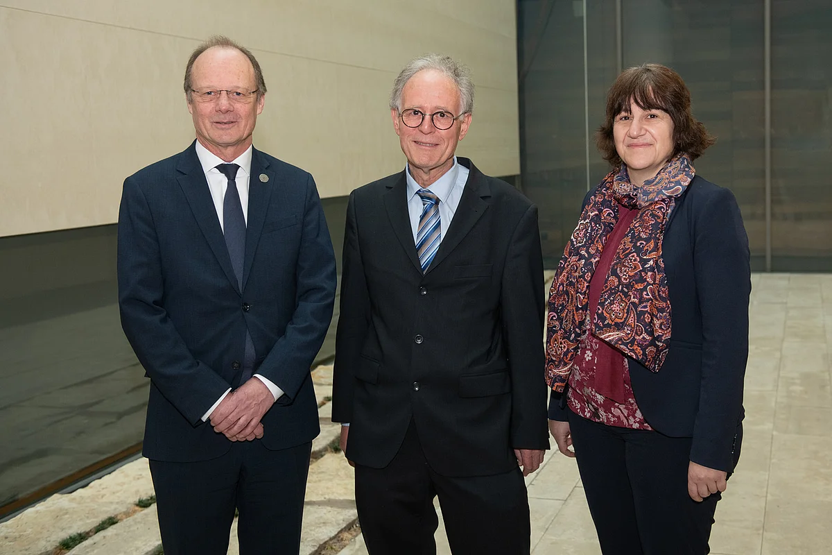 Michael Weber with Othmar Marti and Olga Pollatos 