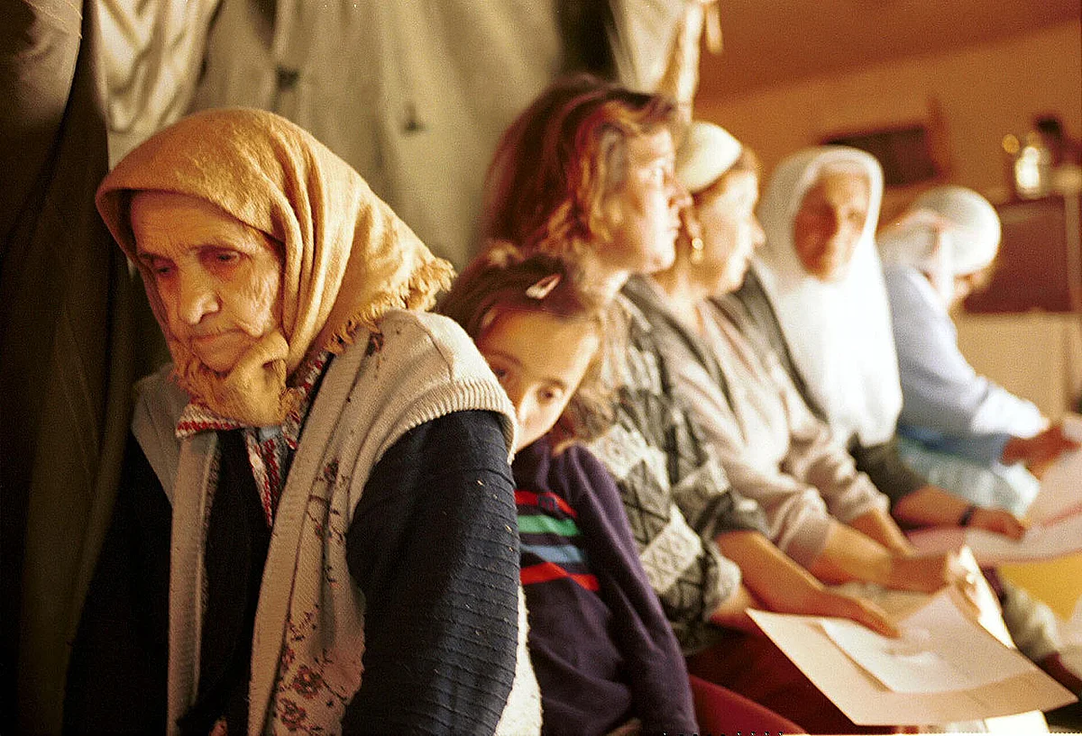 Geflüchtete albanische Frauen 