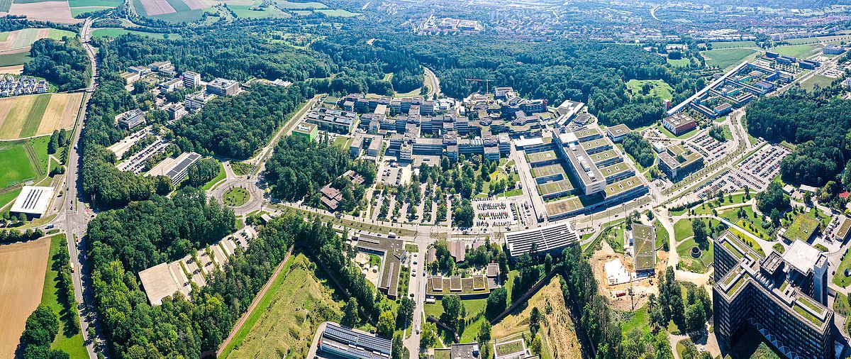 Luftbild der Universität Ulm