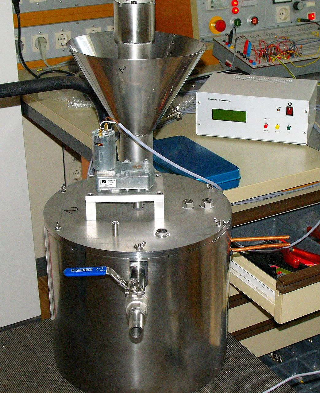 Experimentelle Biogasanlage