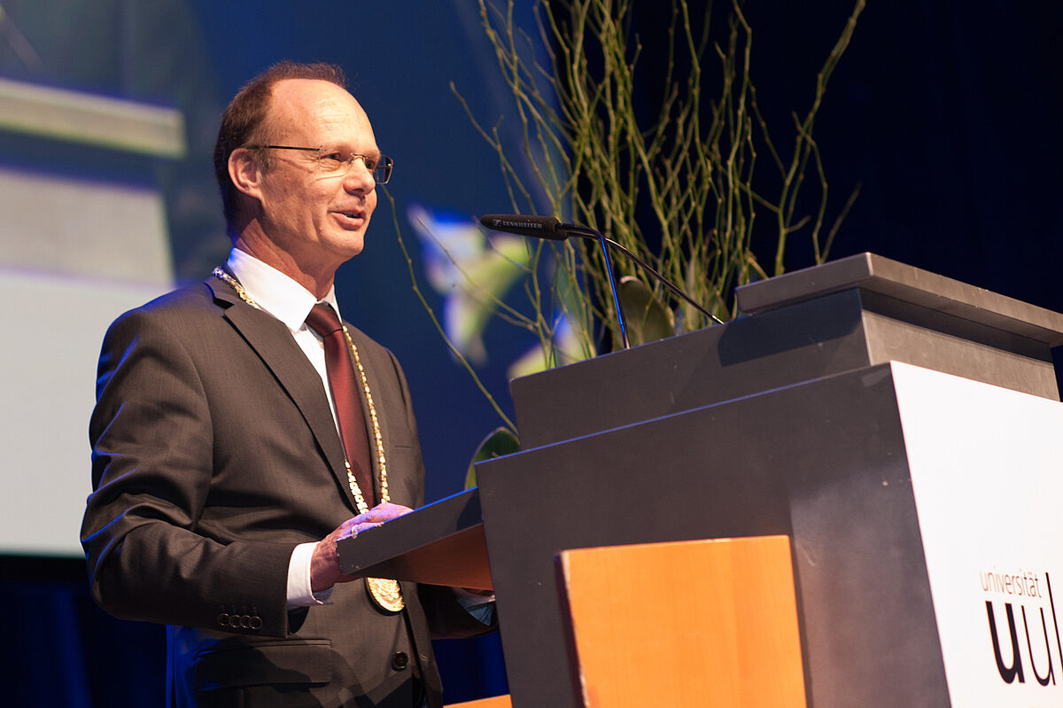 The President of Ulm University Professor Michael Weber 