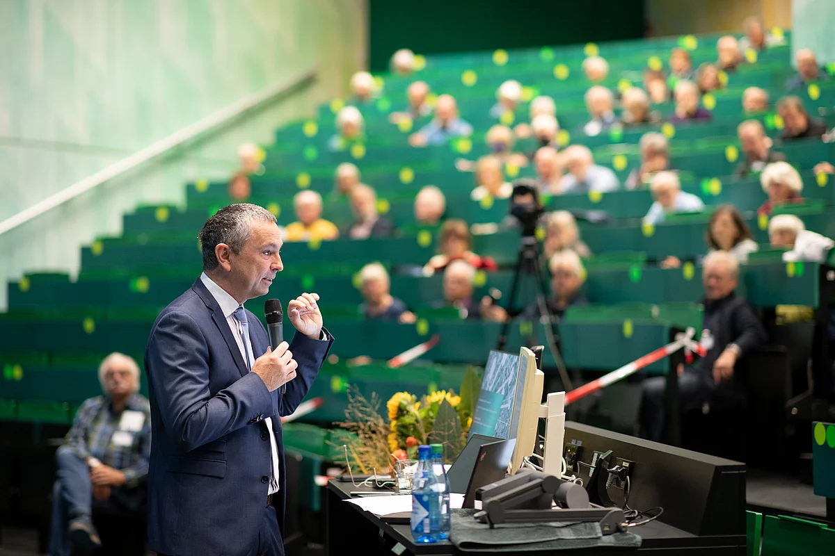 Prof. Michael Kühl bei der Herbstakademie