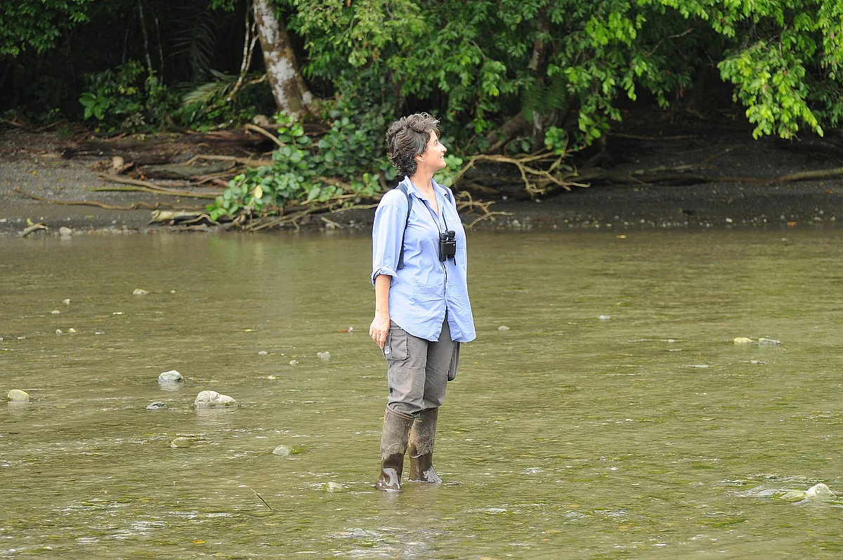 Prof. Elisabeth Kalko in Costa Rica 
