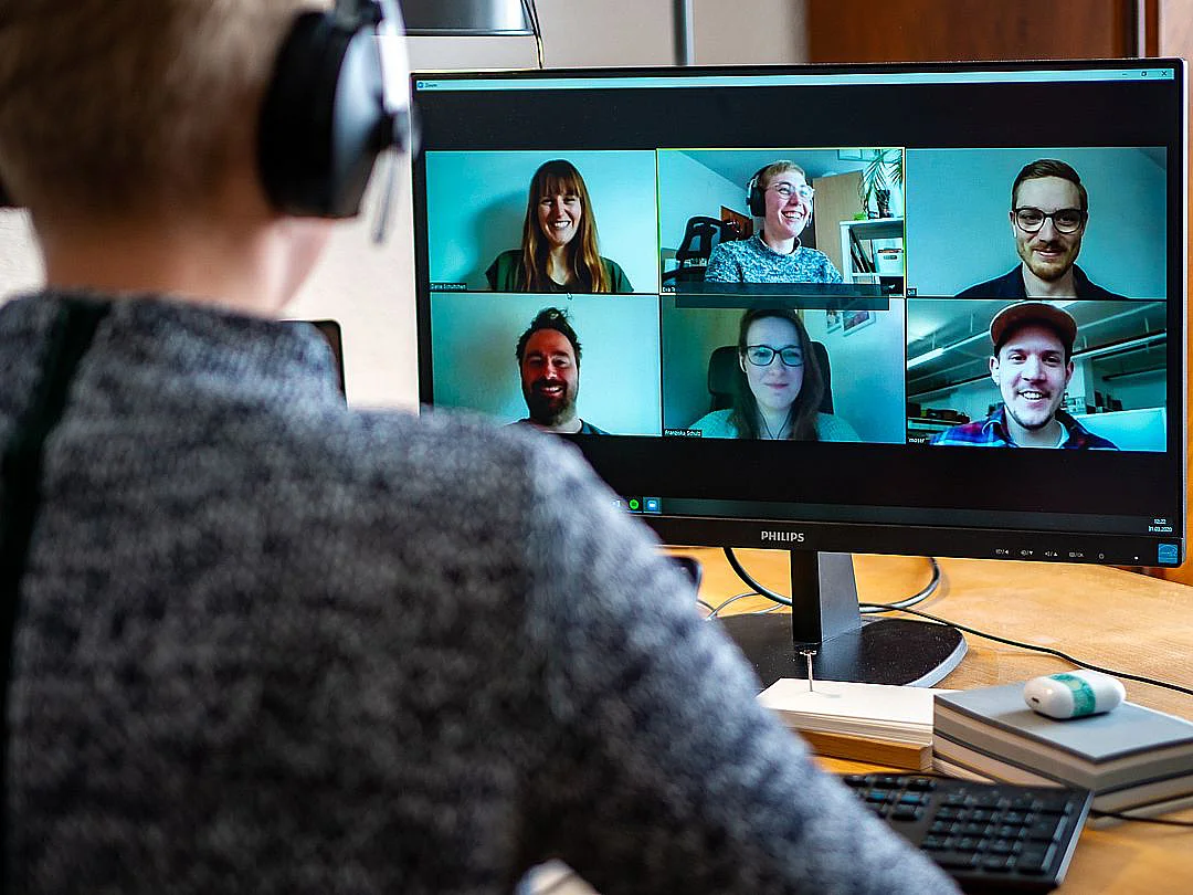Videokonferenz der Projektkoordinatoren der Gründergarage 
