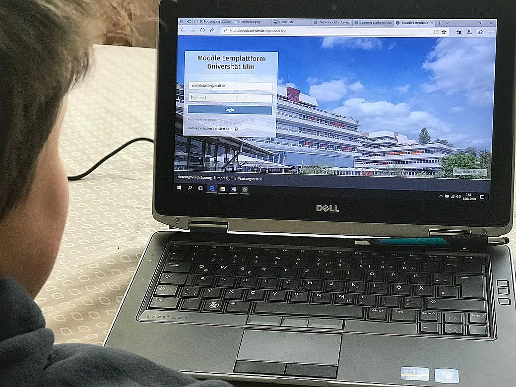 Bildschirmansicht Moodle 