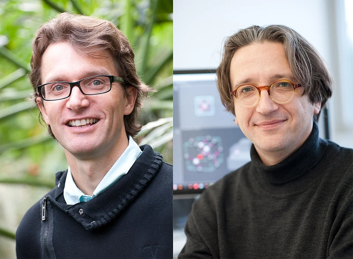 Prof. Steven Jansen und Prof. Fedor Jelezko 