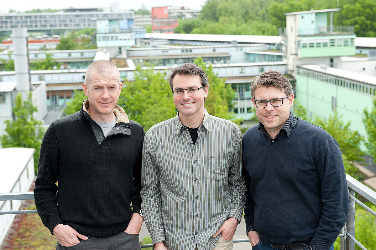 Prof. Oliver Wilhelm, Dr. Florian Schmitz und Prof. Christian Montag 