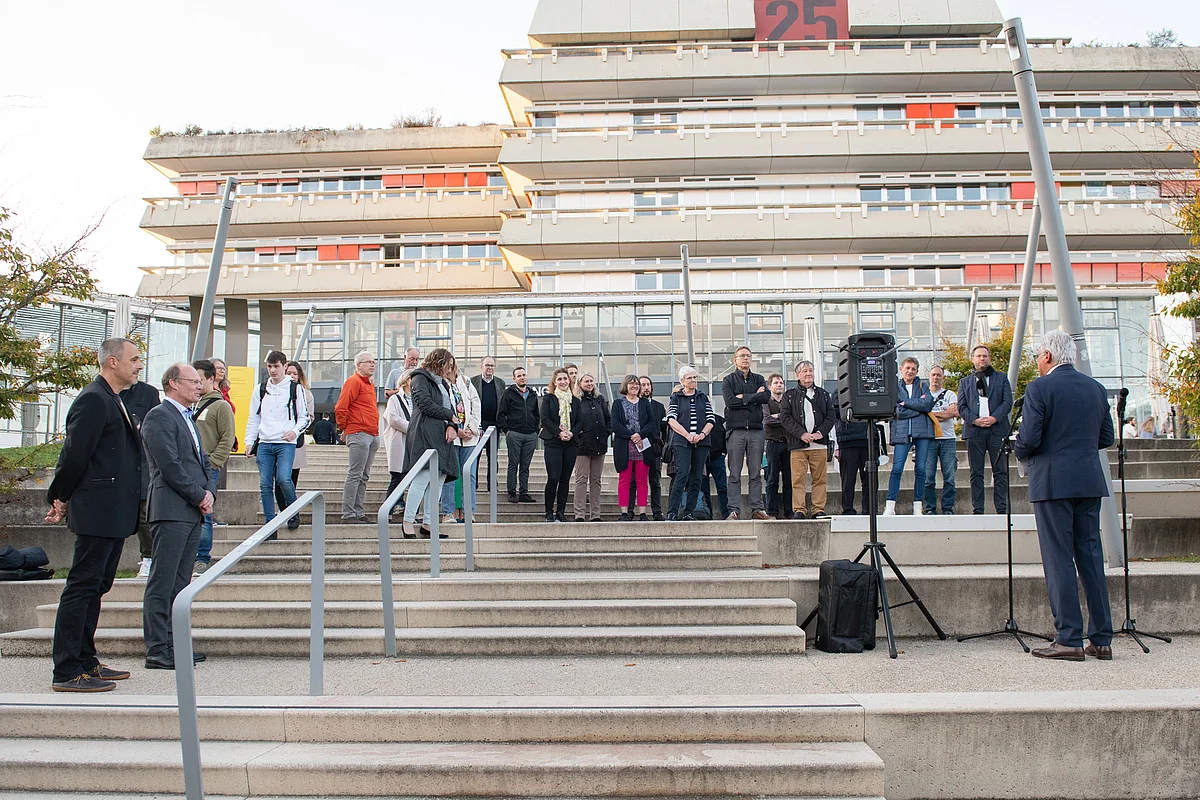 Einweihungsfeier Marie-Curie-Platz 