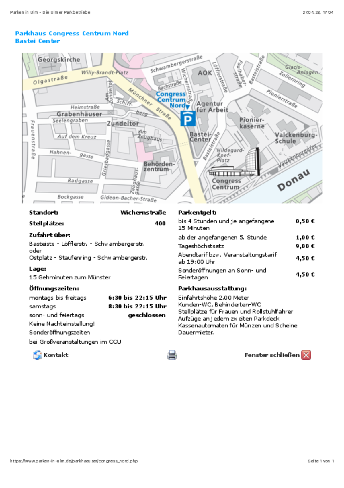 Anfahrt und Parken Universität Ulm