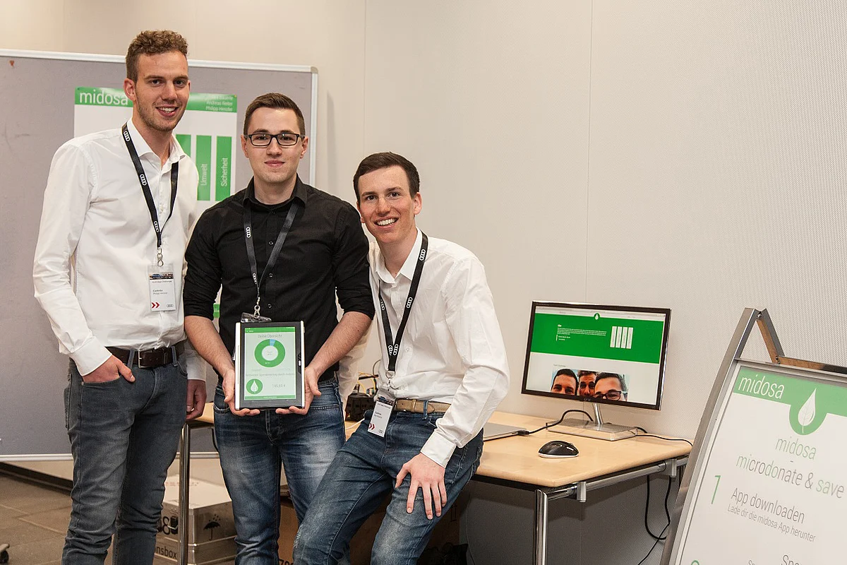 Team "iCaramba" gewinnt erste "Audi App Challenge"