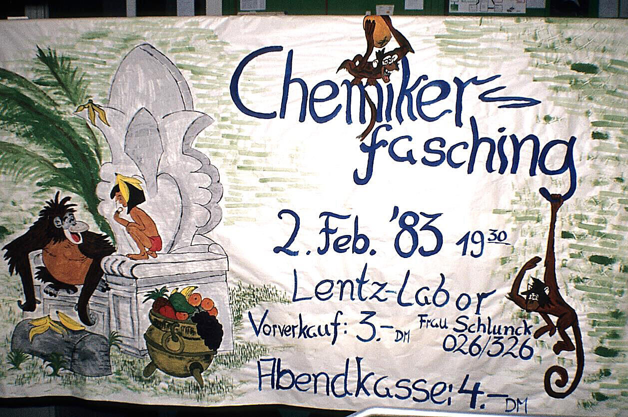 Plakat Chemikerfasching
