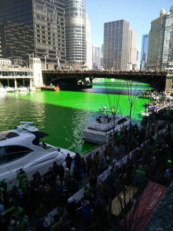 Chicago am St. Patrick's Day