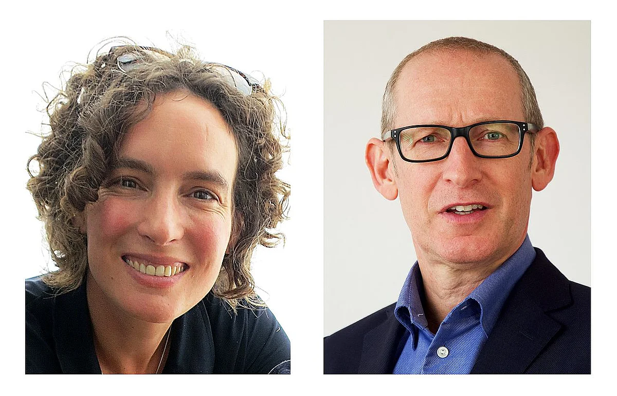 Prof. Birte Glimm und Prof. Stefan Funken