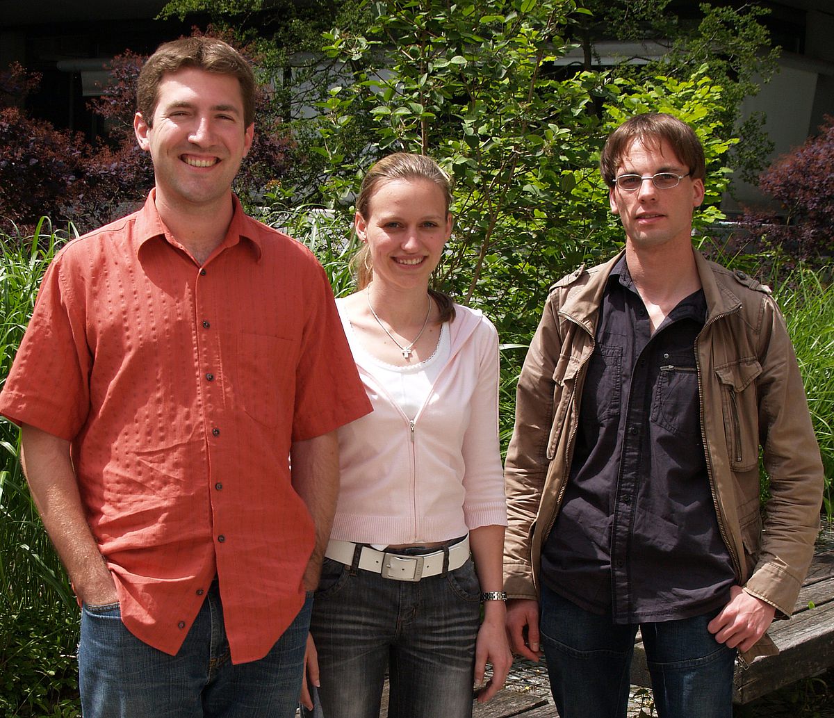 Die Ulmer Teilnehmer: (v.li.) v.li. Ph.D. John Keith, Katrin Tonigold, Markus Tonigold