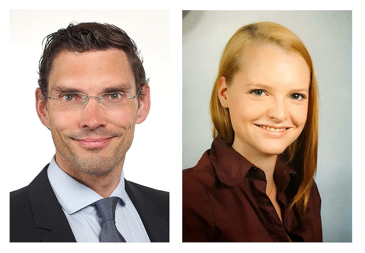 Prof. Maximilian Gahr und Almuth Wolf 