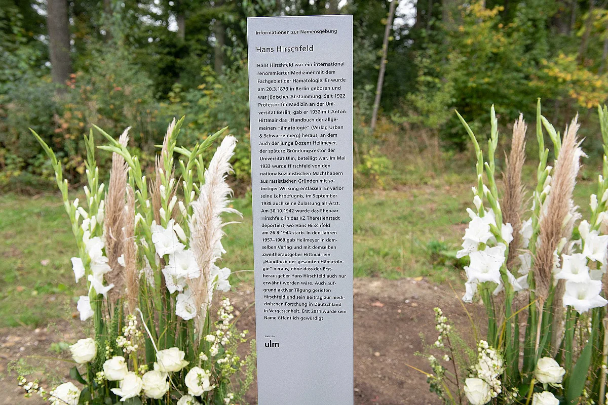 Stele zu Hans Hirschfeld