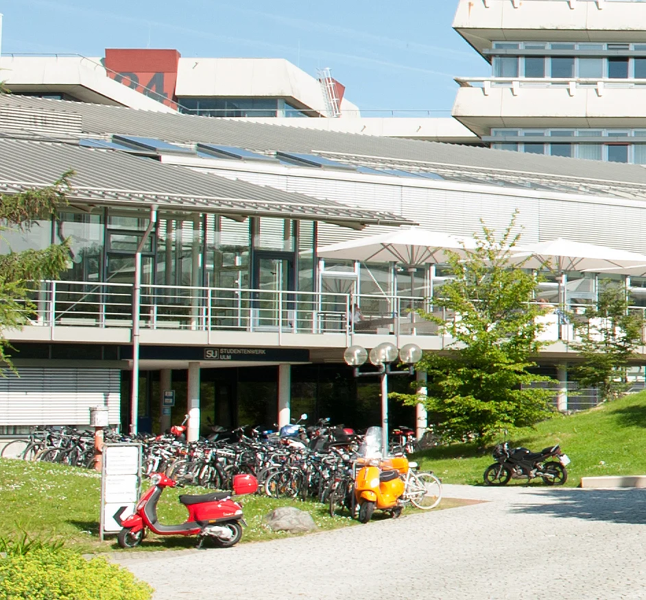 Fahrräder an der Universität Ulm 