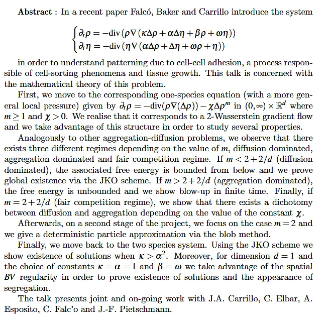 Alejandro Fernández-Jiménez: A fourth-order aggregation-diffusion equations
