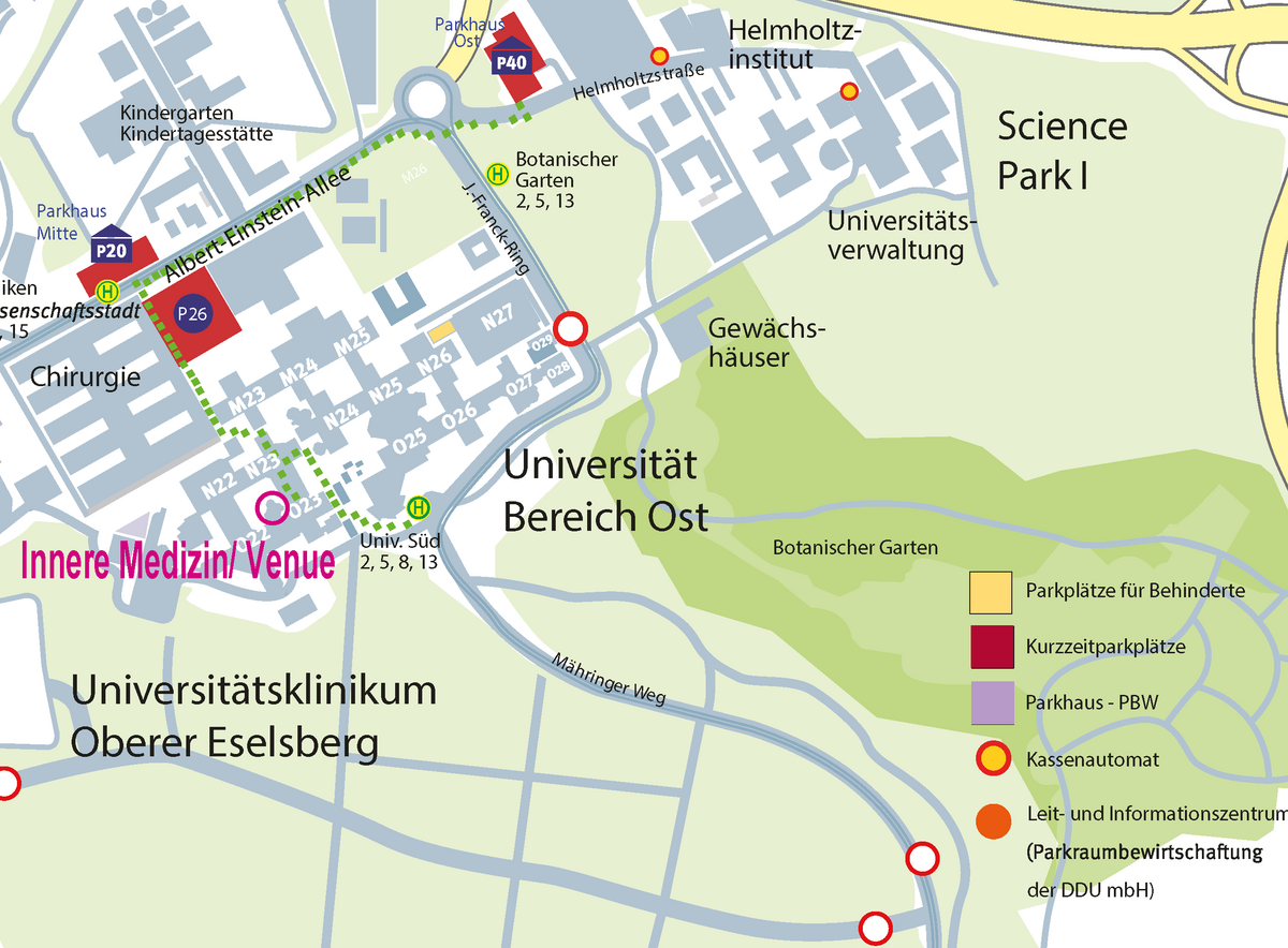 Directions Universität Ulm