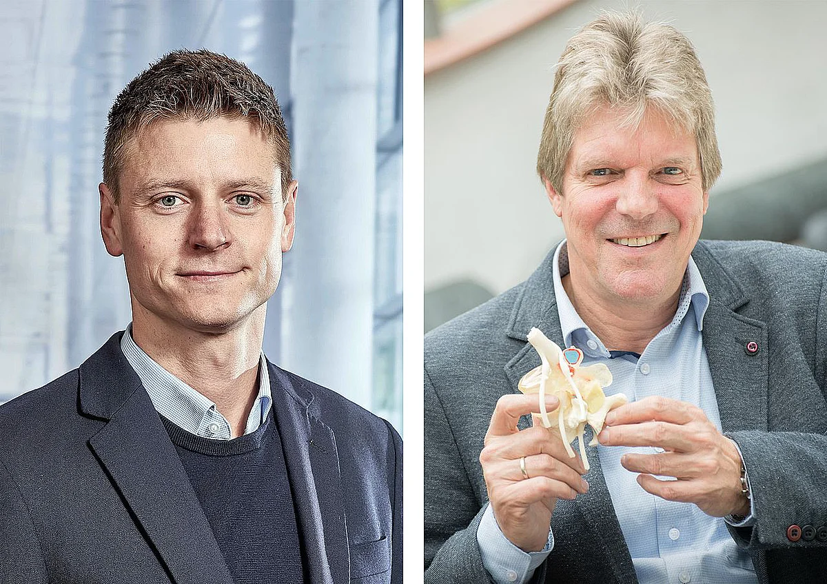 Prof. Stefan Reber und Prof. Hans-Joachim Wilke