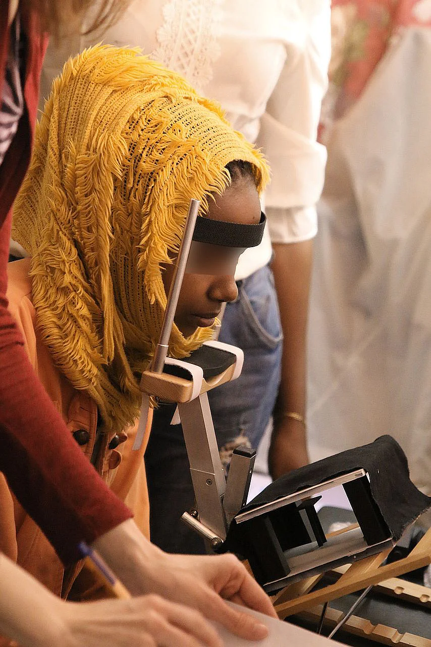 Girls participating in the study