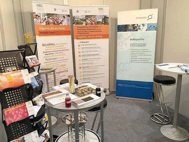 Gemeinsamer Stand der HBC und
der Uni Ulm