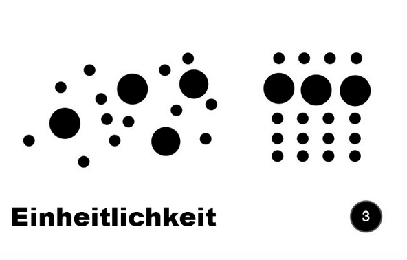 Einheitlichkeit Gestalt Law