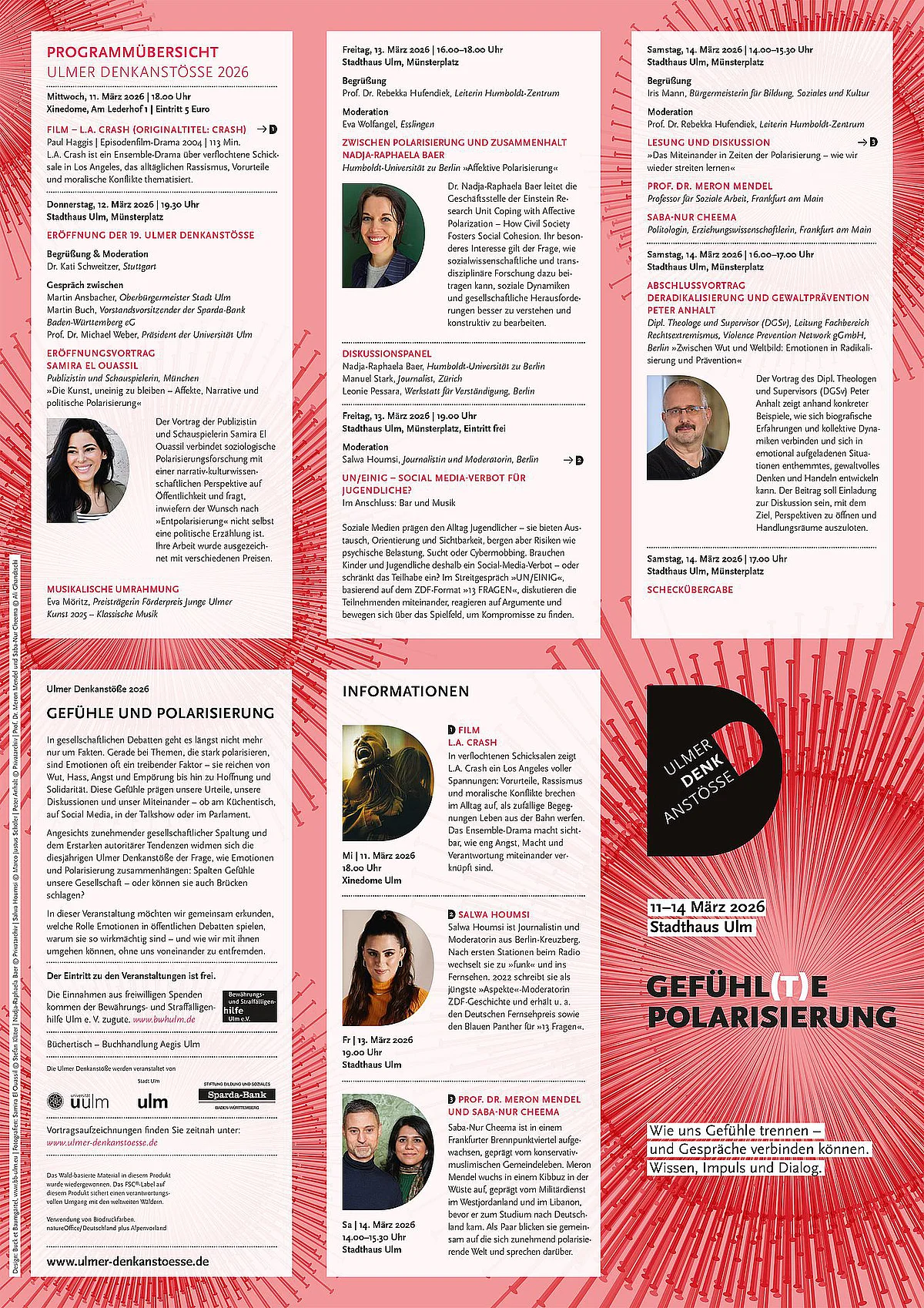 Food for thought programme 2026 