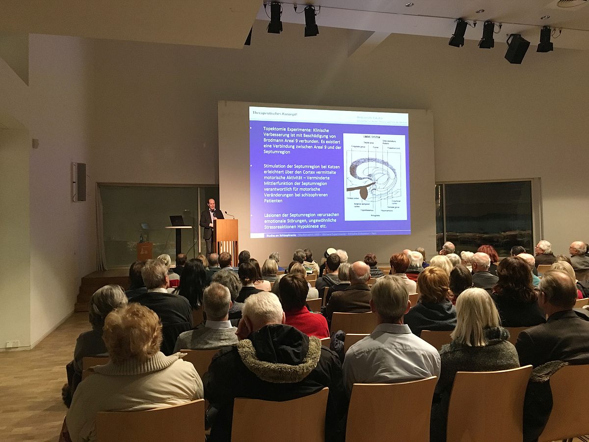 Prof. Fangerau im Ulmer Stadthaus