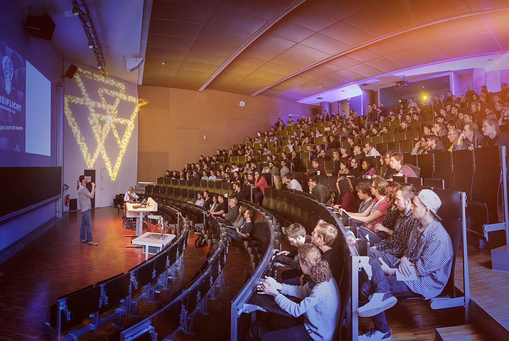 Das Streiflicht im Hörsaal