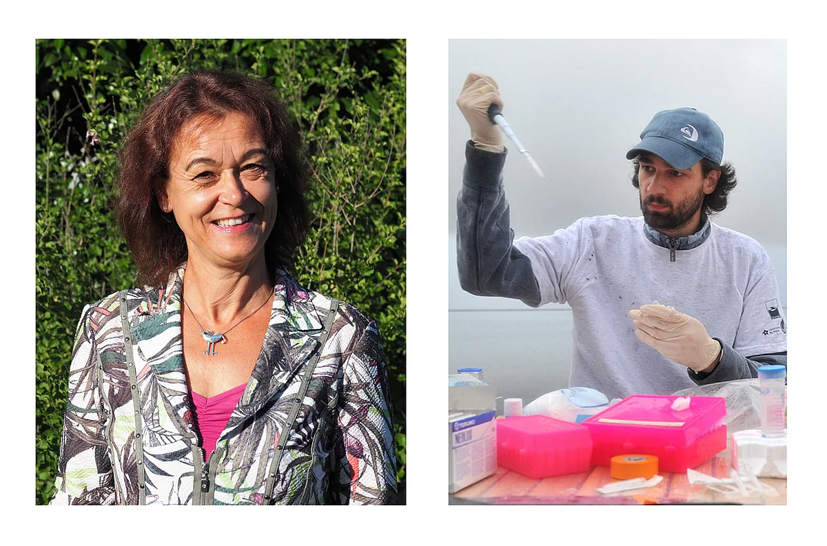 Prof. Simone Sommer (links) mit Dr. Mark Gillingham 