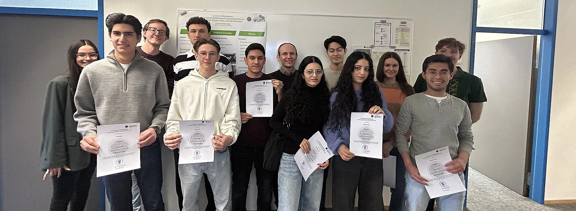 ULMA Economic Olympiad teilnehmende Studierende