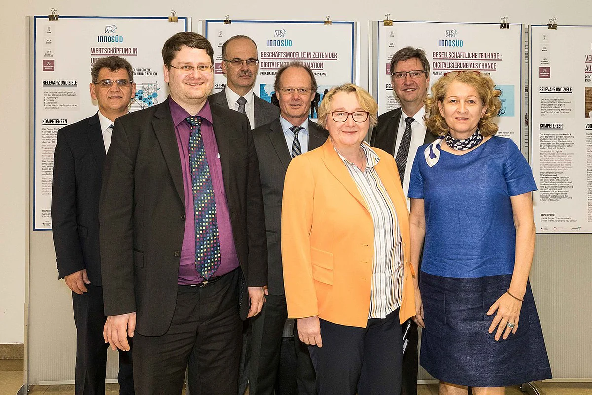 Gruppenbild bei der Kick-off-Veranstaltung von InnoSüd (Foto: HBC/Stefan Sättele)