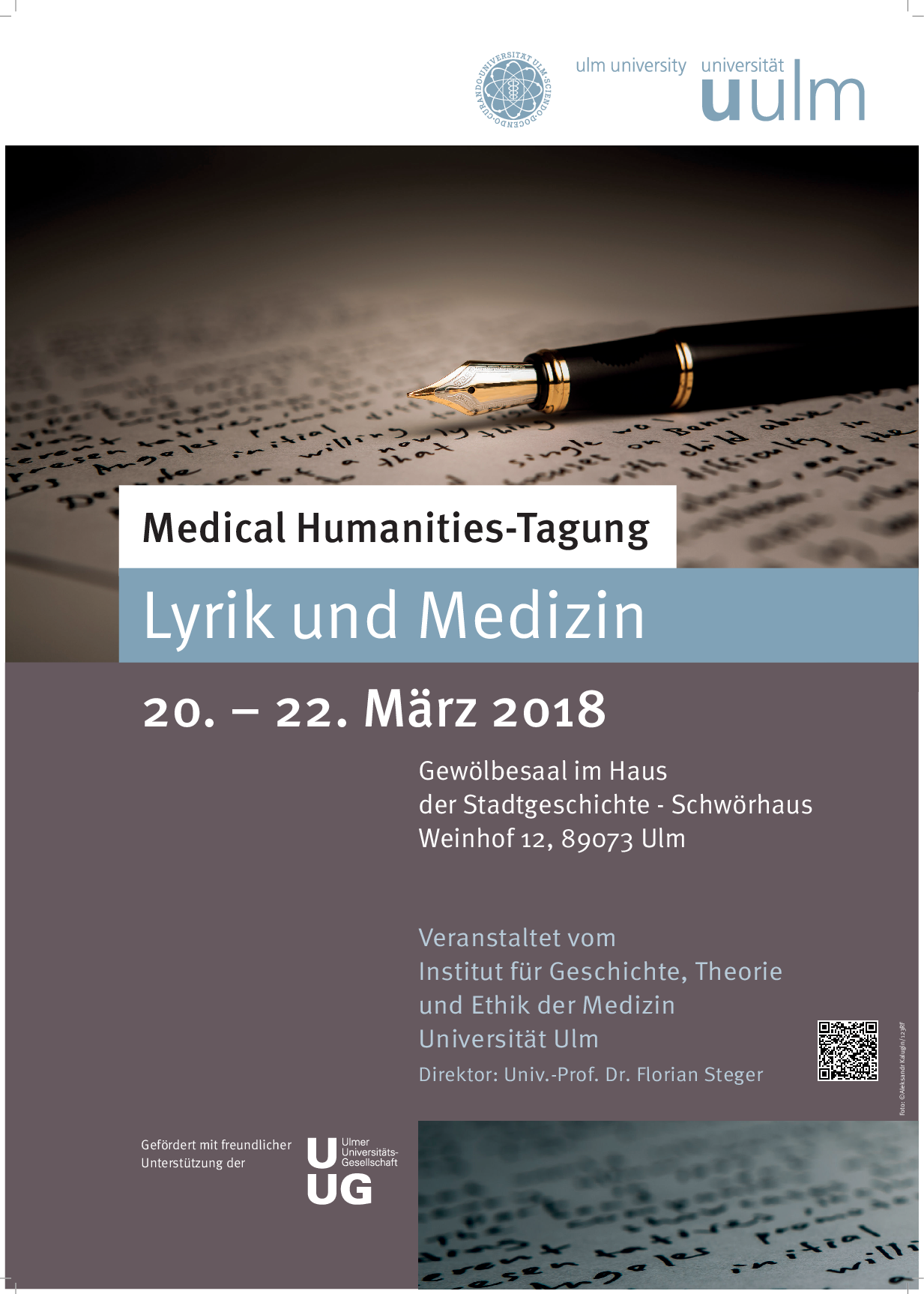 Plakat Lyrik und Medizin 